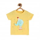 Miniklub Knit T-Shirt - Yellow, 12-18m